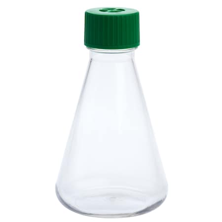 Celltreat Erlenmeyer Flask, Vent Cap, Plain Bottom, PETG, Sterile, 500mL, PK12 229809